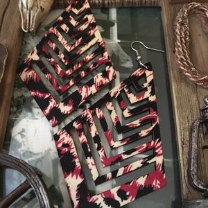 🌻3 for $20🌻 Wooden Hollow Out Big Earrings